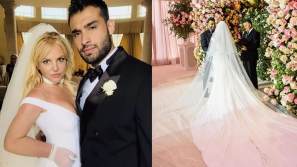 7 Momen Pernikahan Britney Spears dan Sam Asghari, Mewah Ada Kereta Kuda