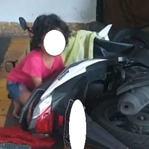Heboh Bocil Nangis di Dekat Honda BeAT yang Terjatuh, Aksi Tak Terduga yang Dilakukan Bikin Publik Melongo