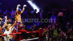 Bikin KO Panya Uthok, Daud Yordan Pertahankan Gelar WBC Asian Boxing