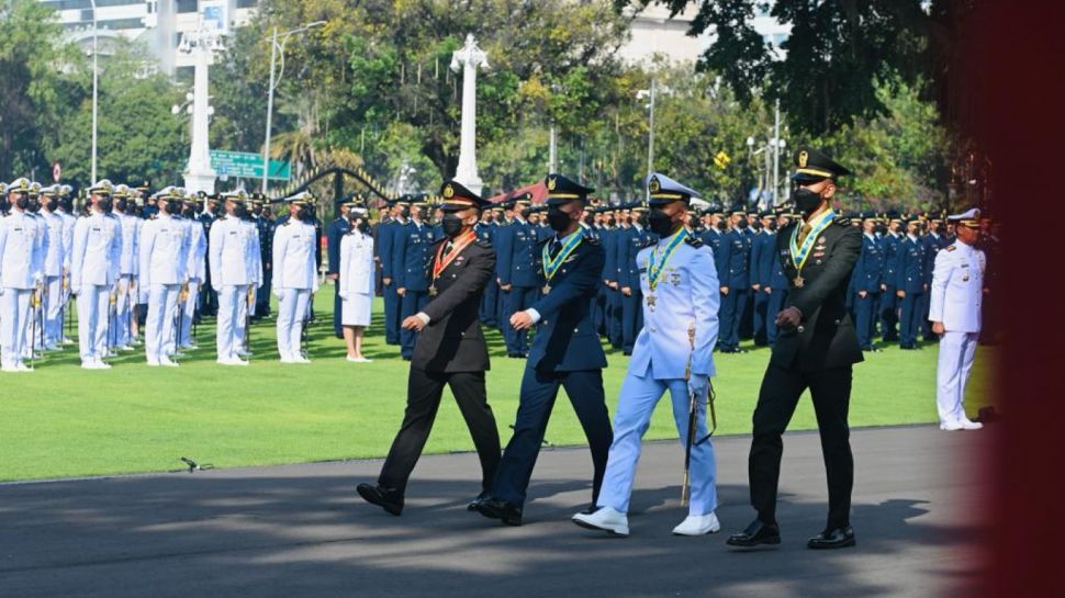 Pesan Jokowi Pada Perwira Remaja TNI-Polri Anyar